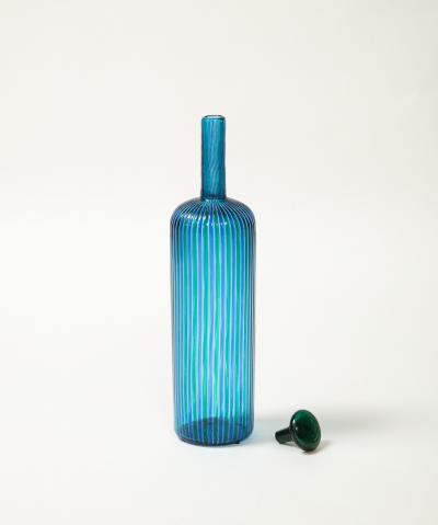 Paolo Venini Cane Stopper Bottle by Paolo Venini
