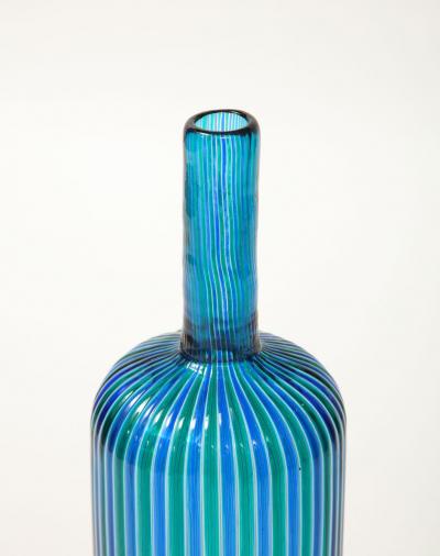 Paolo Venini Cane Stopper Bottle by Paolo Venini