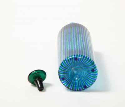 Paolo Venini Cane Stopper Bottle by Paolo Venini