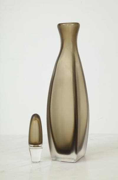 Paolo Venini Incisi Bottle with Stopper