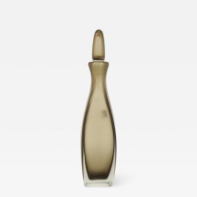 Paolo Venini Incisi Bottle with Stopper
