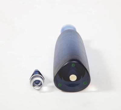 Paolo Venini Inciso Glass Bottle with Stopper by Paolo Venini