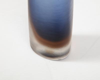 Paolo Venini Inciso Glass Bottle with Stopper by Paolo Venini