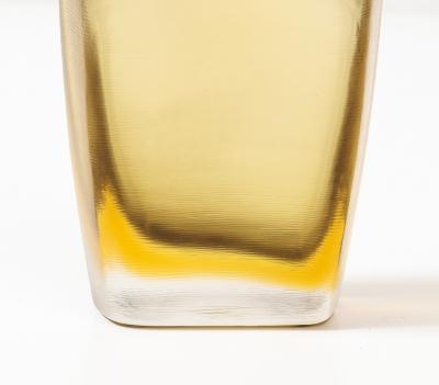 Paolo Venini Inciso Glass Bottle with Stopper by Paolo Venini