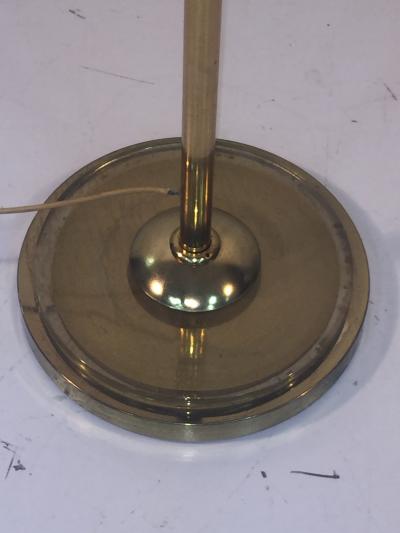 Paolo Venini Magnificent Venini Gold Dusted Murano Glass Leaf Floor Lamp