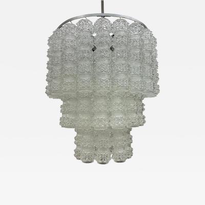 Paolo Venini Mid Century Murano Glass Chandelier