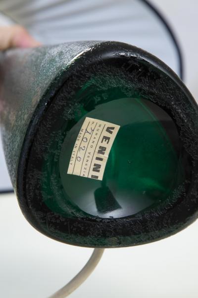 Paolo Venini Paolo Venini Glass and Fabric Table Lamp