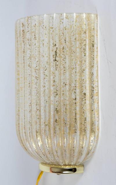 Paolo Veronese Pair Of Murano Glass sconces in the style of Veronese