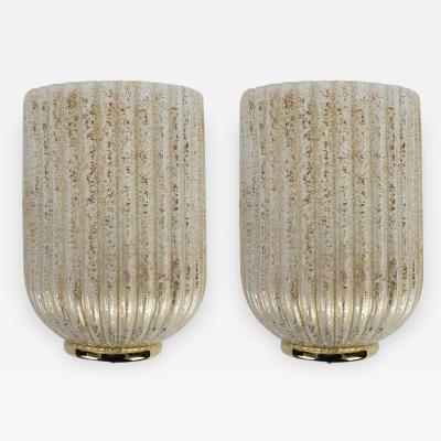Paolo Veronese Pair Of Murano Glass sconces in the style of Veronese
