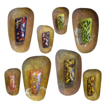 Paolo di Poli A Pair of Mid Century Wall Sconces in the style of Paolo di Poli