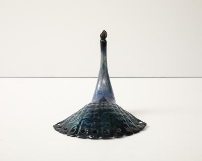 Paolo di Poli Pavoncella Peacock Sculpture by Paolo Di Poli