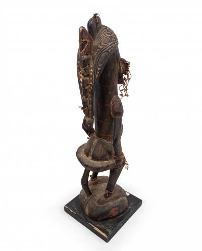 Papua New Guinean Polychromed Carved Figure