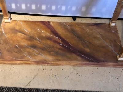 Parcel Paint and Gilt Decorated Pair of Swedish Serving or Console Tables