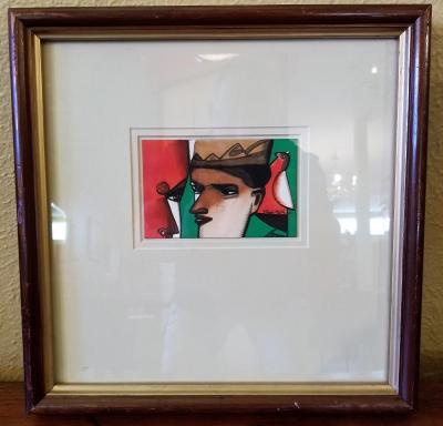 Paresh Maity Paresh Maity Watercolor on Board Encounter I