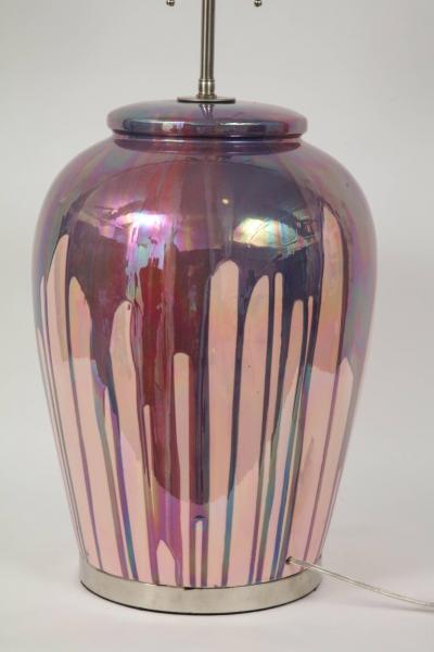 Paris Pink Drip Glaze Lamps