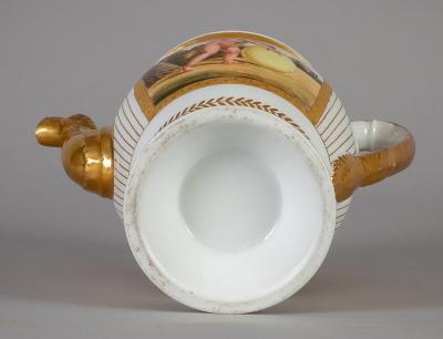 Paris Porcelain Coffee Pot Circa 1810