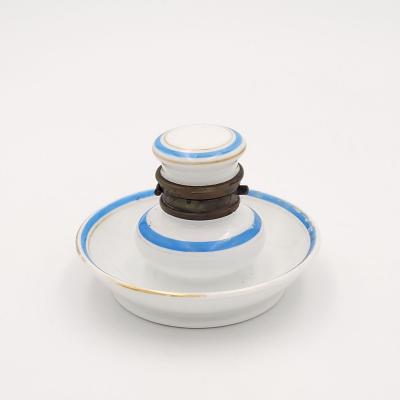 Paris Porcelain Napoleon III Inkwell France 19th century