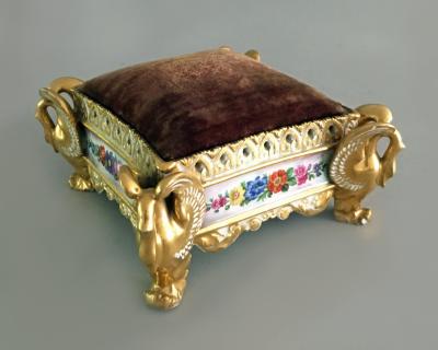 Paris Porcelain Pin Cushion