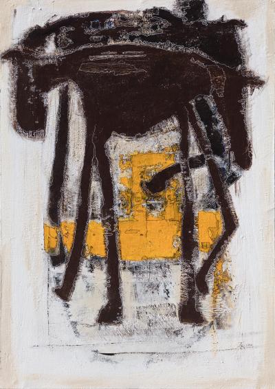 Parris Jaru Walking the Continuous Path Expressionistic Painting with Horses