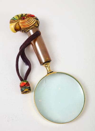 Parrot Handled Magnifying Glass