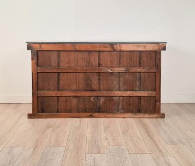Part of a Japanese Meiji Kitchen Tansu Now a Slate Topped Sideboard
