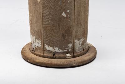 Partly Patinated Wooden Columns 19th Century