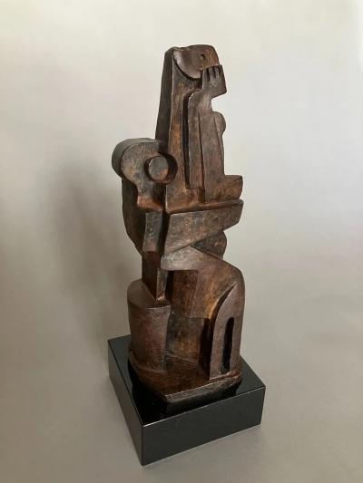 Pascal Jarrion Pascal Jarrion The Oath Limited Edition Cubist Bronze Sculpture