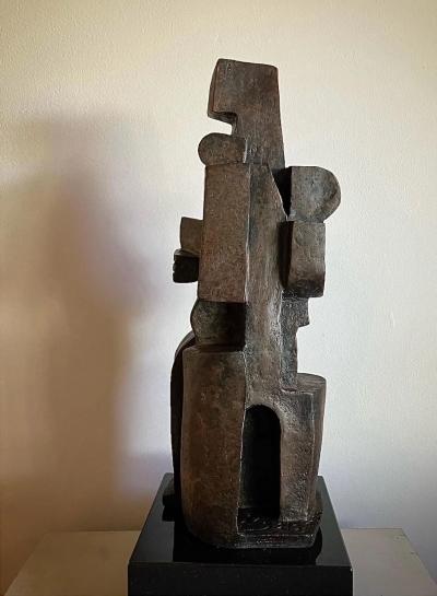 Pascal Jarrion Pascal Jarrion The Oath Limited Edition Cubist Bronze Sculpture