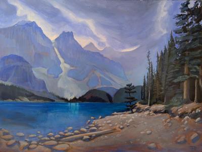 Pascale Robinson Study of Mellow Moraine Lake