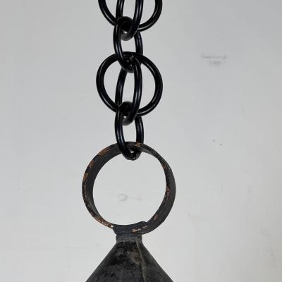 Patinated American Arts and Crafts Solid Copper Lantern