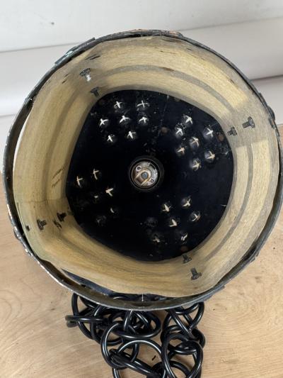 Patinated American Arts and Crafts Solid Copper Lantern