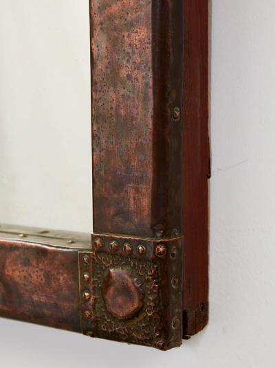 Patinated Copper Mirror