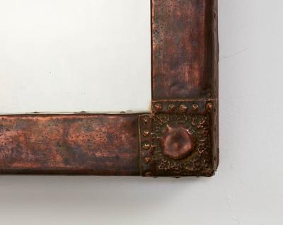 Patinated Copper Mirror