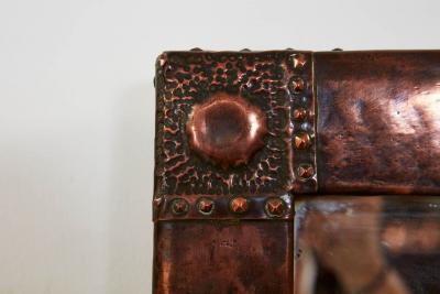 Patinated Copper Mirror