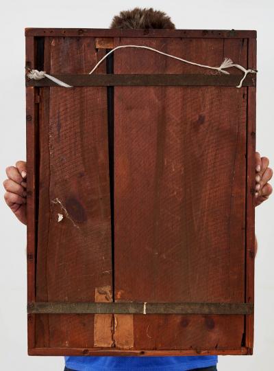 Patinated Copper Mirror