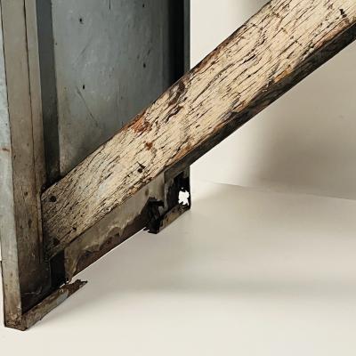 Patinated Industrial Work Console