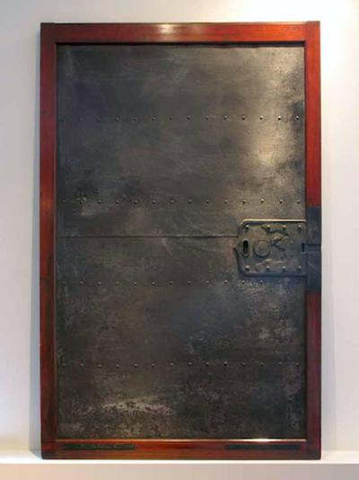 Patinated Iron Clad Door
