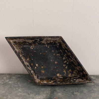 Patinated Metal Diamond Shaped Censor Japan 19th Century