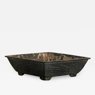 Patinated Metal Diamond Shaped Censor Japan 19th Century