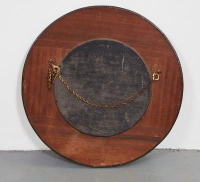 Patinated Repousee Mirror