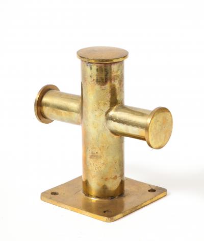 Patinated Unlacquered Brass Cleat