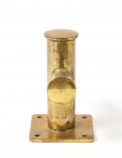Patinated Unlacquered Brass Cleat
