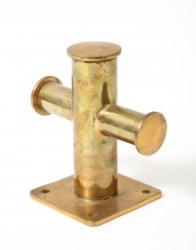 Patinated Unlacquered Brass Cleat