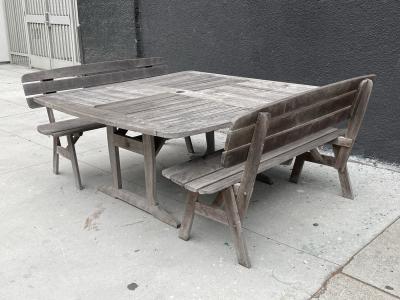 Patio Table Benches by Jensen Jarrah Made in Australia