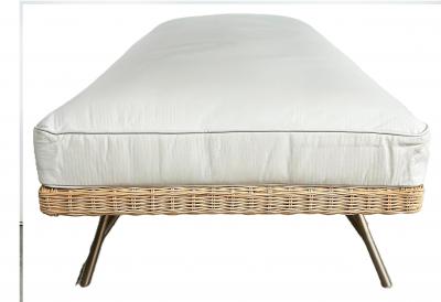 Patricia Anastassiadis Artefacto Indiana Leather Bench by Patricia Anastassiadis