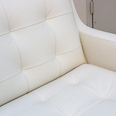 Patrician Furniture Co Pair of Modernist Leather Armchairs