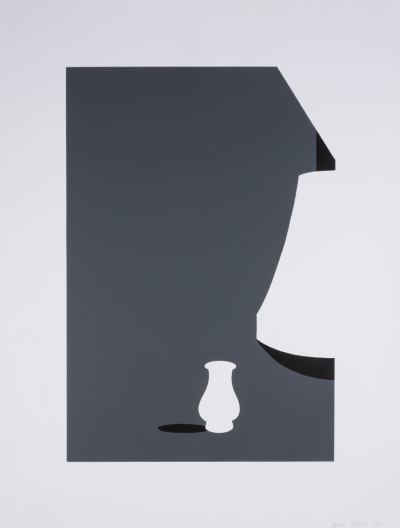Patrick Caulfield Lamp and Kuan Ware 1990