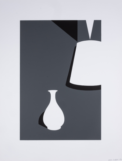 Patrick Caulfield Lamp and Lung Chuan Ware 1990