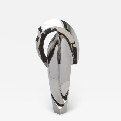 Patrick Coard Modern Abstract Sculpture in Stainless Steel by Patrick Coard Paris