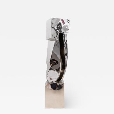Patrick Coard Modern Abstract Sculpture in Stainless Steel by Patrick Coard Paris